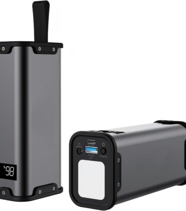 Portable Power Station with AC Outlet 99Wh 27000mAh Laptop Charger, Battery Pack 110V 70W Portable Power Station for Travel, Camping, Office, Blackout Emergency